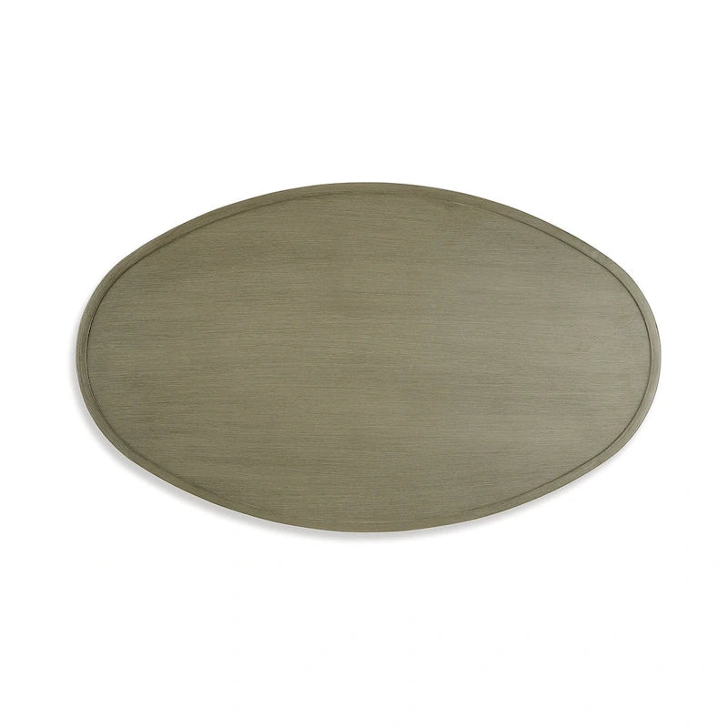 Signature Design by Ashley Swiss Valley Brown 3-Piece Outdoor Occasional Table Package - 48  W x 30  D x 18  H