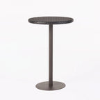 Outdoor 26  Round PE Rattan Bar Table