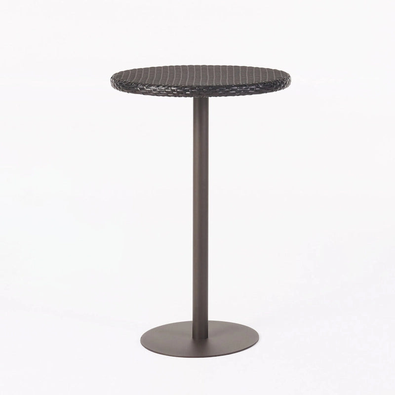 Outdoor 26  Round PE Rattan Bar Table