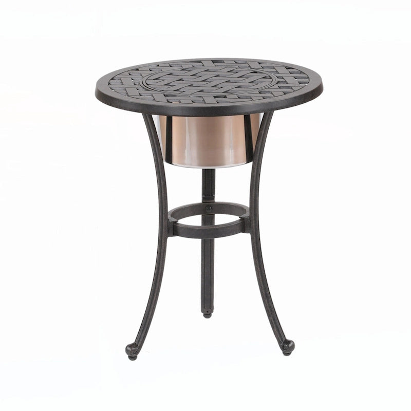 21  Round Aluminum Bistro Table