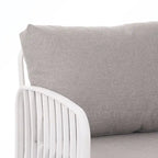 5PCS Plastic Rattan Sofa Set With Cushion