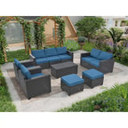 10 Piece PE Rattan Patio Furniture Set