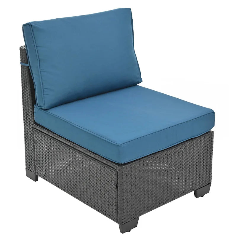 10 Piece PE Rattan Patio Furniture Set