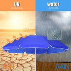 Portable Folding Picnic Double Chair with Umbrella Table Cooler Beach