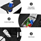 Portable Folding Picnic Double Chair with Umbrella Table Cooler Beach