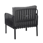 ( SET OF 2 ) Outdoor Patio Club Chair, Modern Patio Furniture, Waterproof Thick Cushion Deep Seating for Porch, Balcony