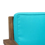 Santa Ana Outdoor Acacia Wood Club Chairs with Cushions (Set of 2) by Christopher Knight Home