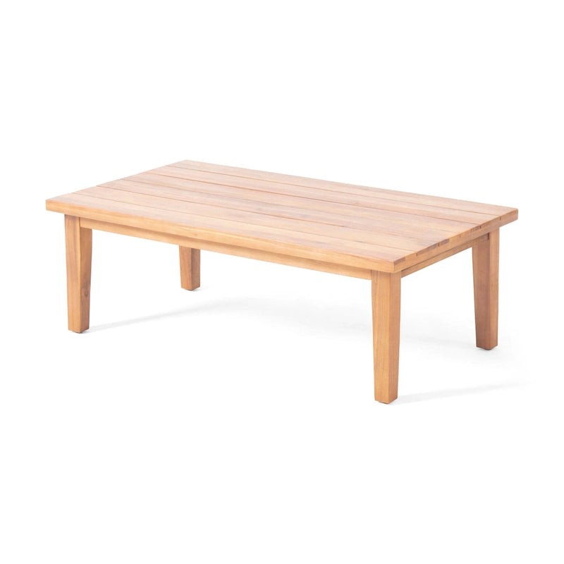 Isla Outdoor 4-seater Coffee Table Chat Set by Christopher Knight Home