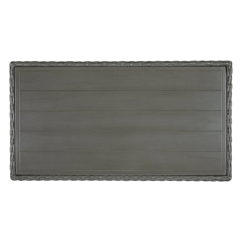 Elite Park Outdoor Coffee Table - 49.75  W x 26.63  D x 17.75  H