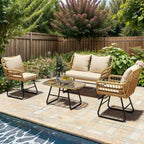 4 - Person Seating Group with Cushions