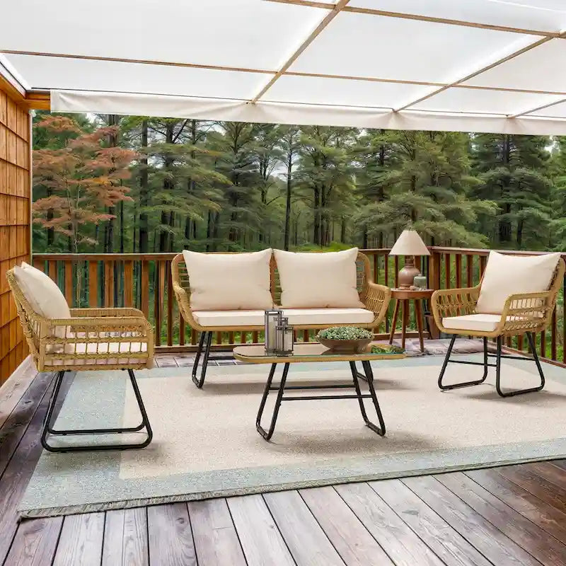 4 - Person Seating Group with Cushions