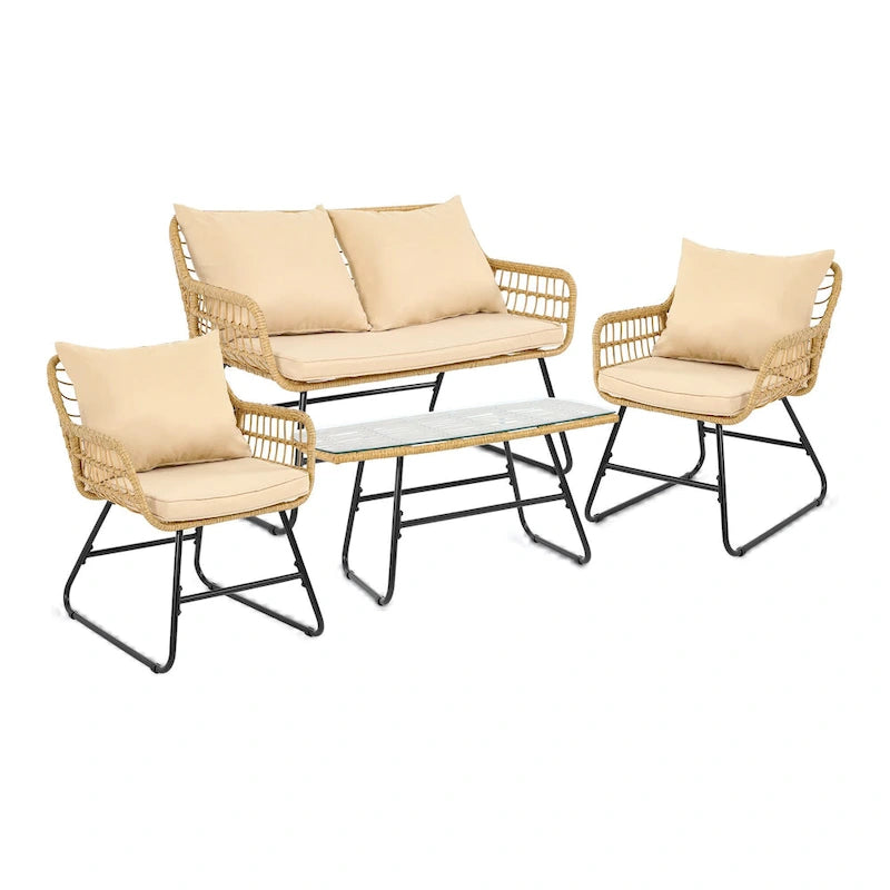 4 - Person Seating Group with Cushions