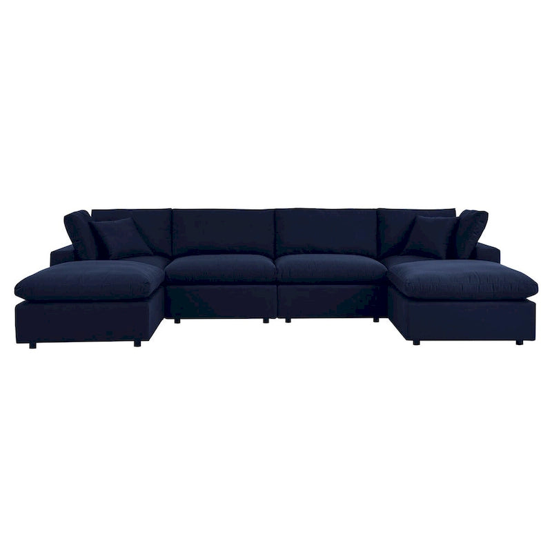 Commix 6-Piece Sunbrella Outdoor Patio Sectional Sofa