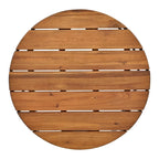 6-Piece Outdoor Sectional Sofa Set with Nesting Tables and Cushion