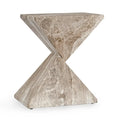 Classic Home Adler Stone Outdoor Accent Table