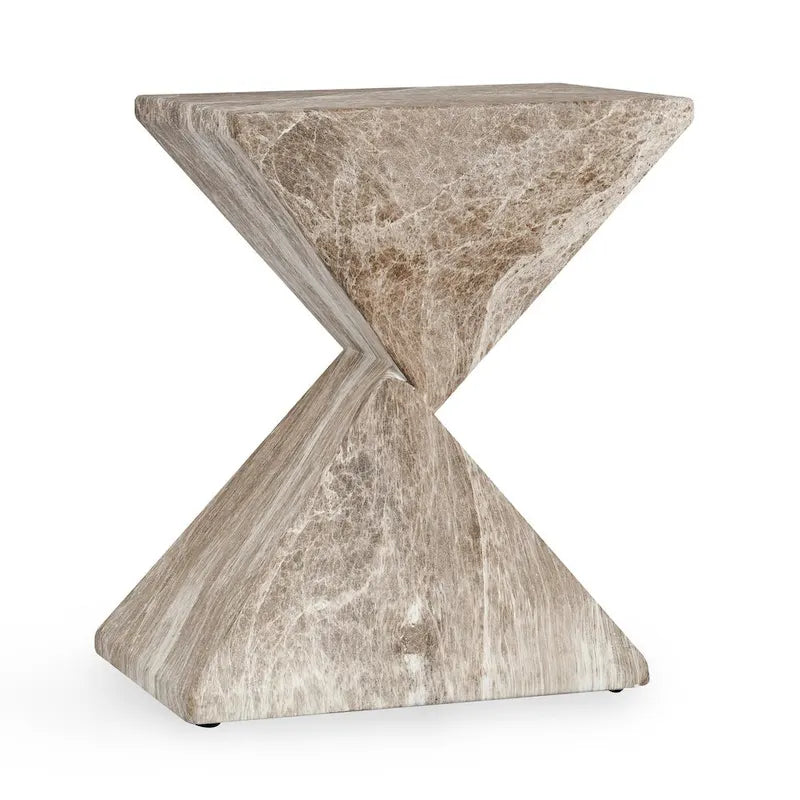 Classic Home Adler Stone Outdoor Accent Table