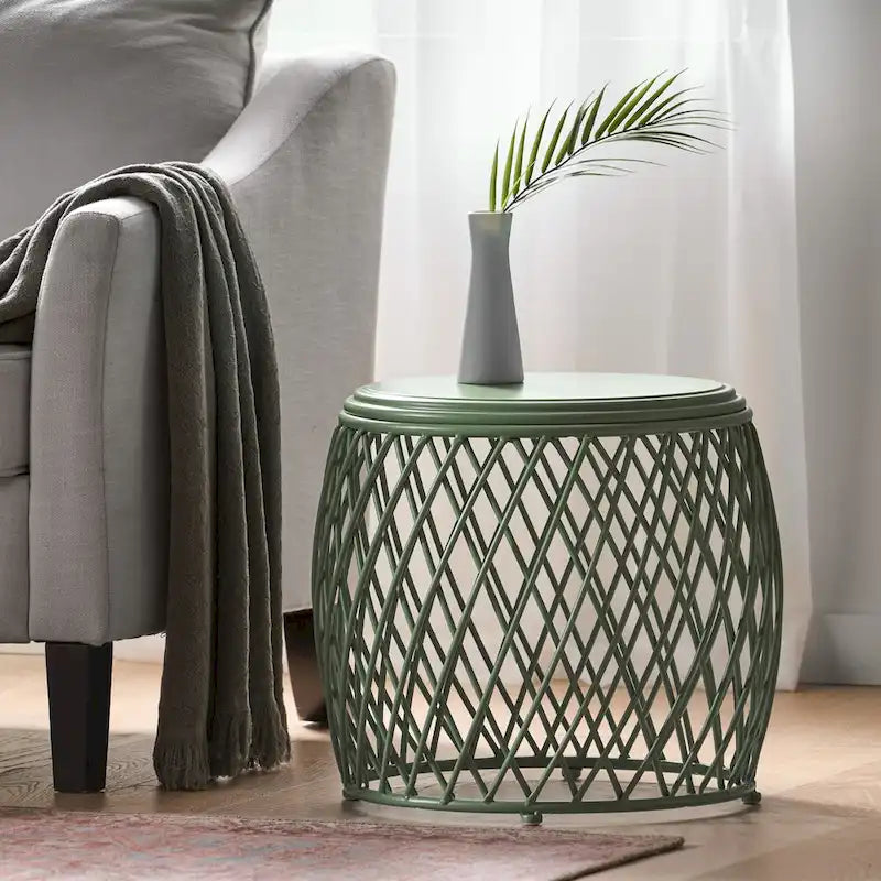 19.75 Outdoor Side Table Patio Table Accent Table Small End Table Porch Beach Patio Garden