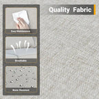 HOOOWOOO 10-piece Rattan Wicker Sectional Sofa Patio Furniture Set with Fire Pit Table