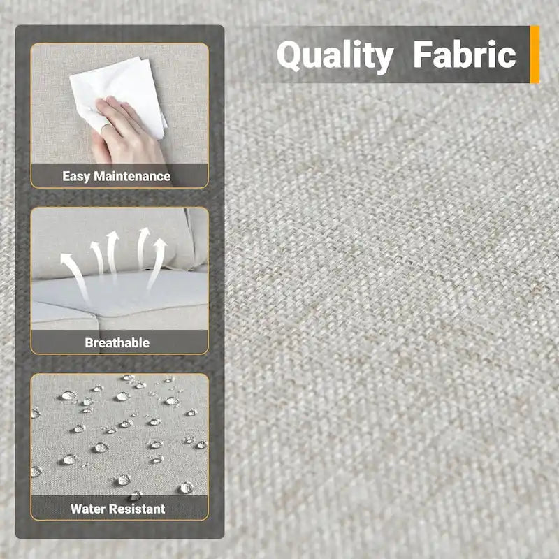 HOOOWOOO 10-piece Rattan Wicker Sectional Sofa Patio Furniture Set with Fire Pit Table