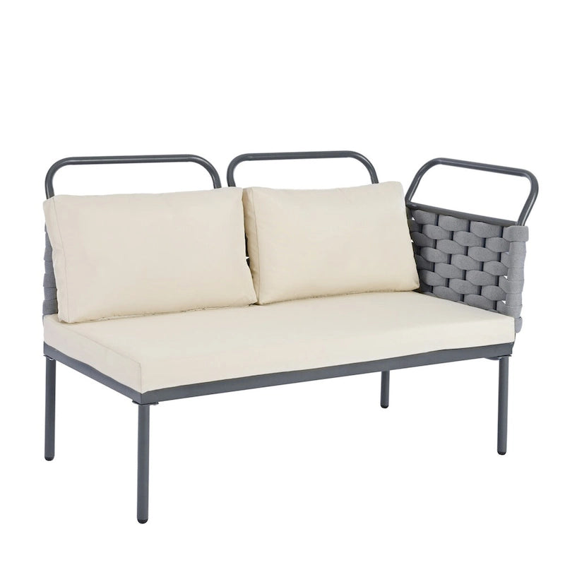 5-Piece Modern Patio Sectional Sofa Set