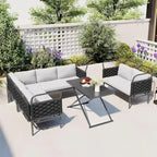 5-Piece Modern Patio Sectional Sofa Set