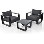 3-pieces Aluminum Frame Patio Furniture