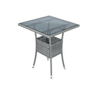 3 Piece Patio Wicker Conversation Set