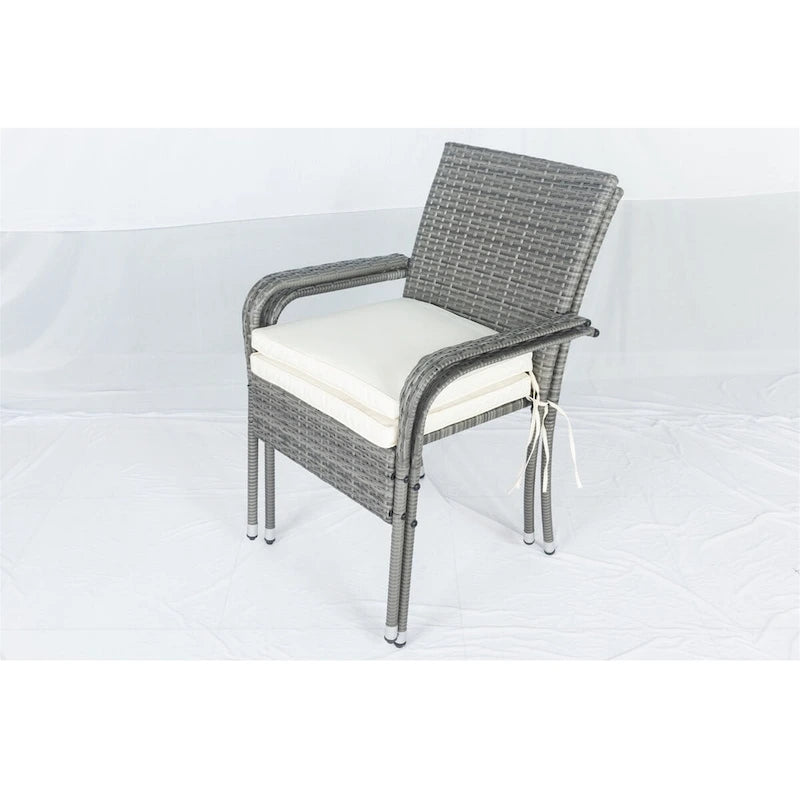 3 Piece Patio Wicker Conversation Set