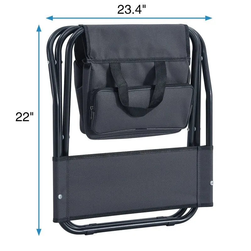 5Pcs Folding Outdoor Chair Set for Picnics, Beach