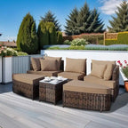 6-Piece Patio Outdoor Conversation Sofa Set