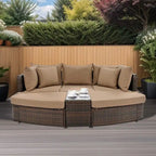 6-Piece Patio Outdoor Conversation Sofa Set
