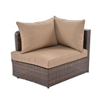 6-Piece Patio Outdoor Conversation Sofa Set