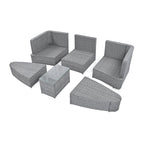 6-Piece Patio Outdoor Conversation Sofa Set