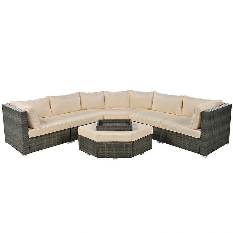 6 PCS Outdoor Patio Furniture Set for 6