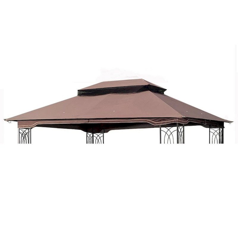 13x10Ft Outdoor Patio Gazebo Replacement Double Canopy Top Cover Only