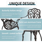 Piece Outdoor Table Set Cast Aluminum Table and Chairs Set