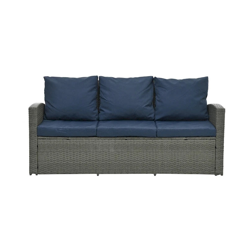 5 Set Wicker Furniture,Patio Furniture,Seasonal PE Wicker Furniture