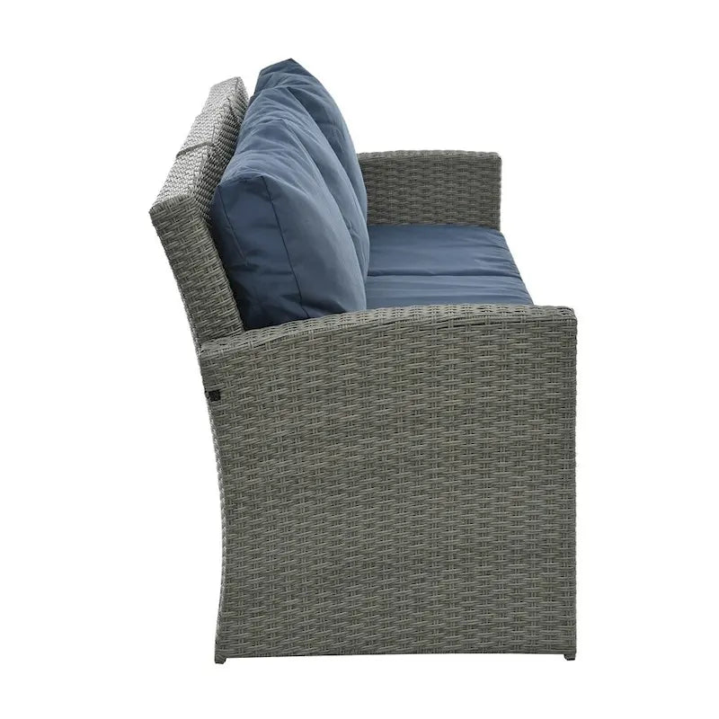 5 Set Wicker Furniture,Patio Furniture,Seasonal PE Wicker Furniture