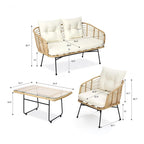 4-Piece Patio Furniture Set