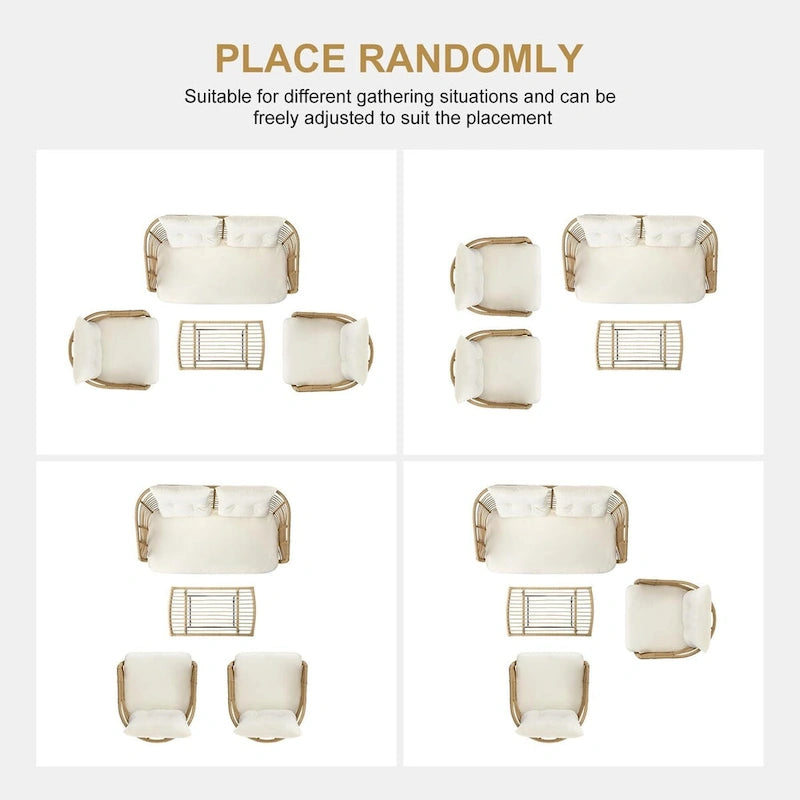 4-Piece Patio Furniture Set