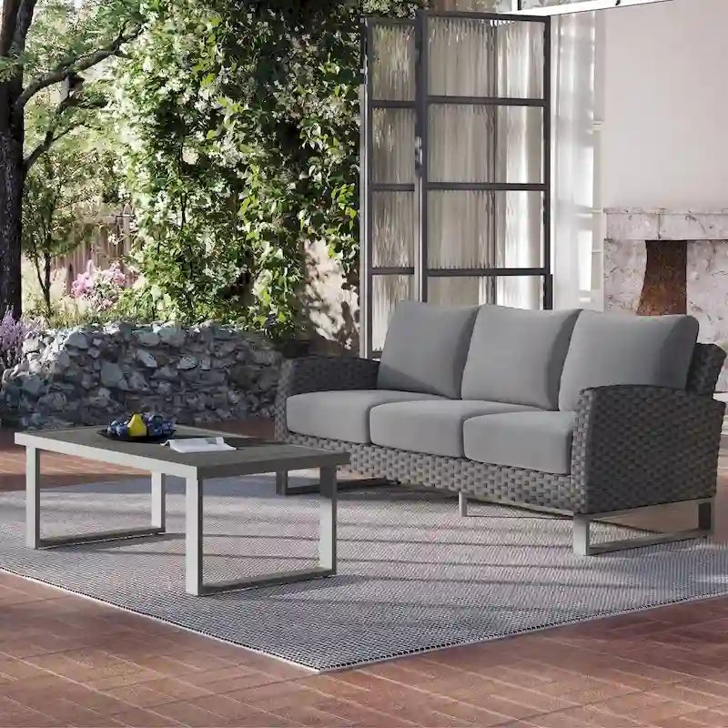 New Classic Furniture Fiji 2-Piece Patio Sofa and Coffee Table Set
