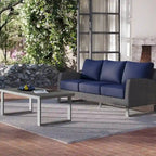New Classic Furniture Fiji 2-Piece Patio Sofa and Coffee Table Set